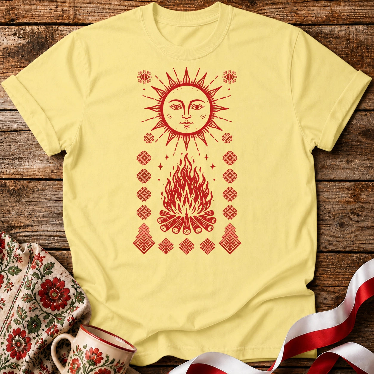 Noc Kupały Sun Unisex T-Shirt