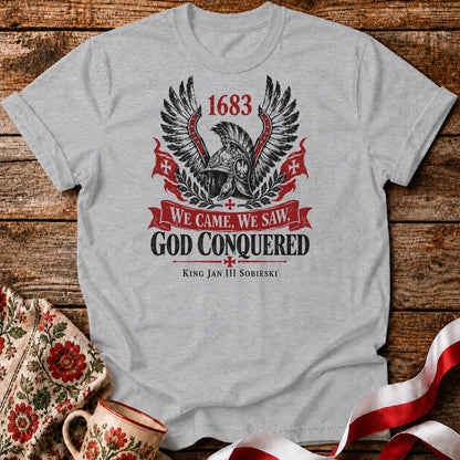 God Conquered 1683 Banner Unisex T-Shirt