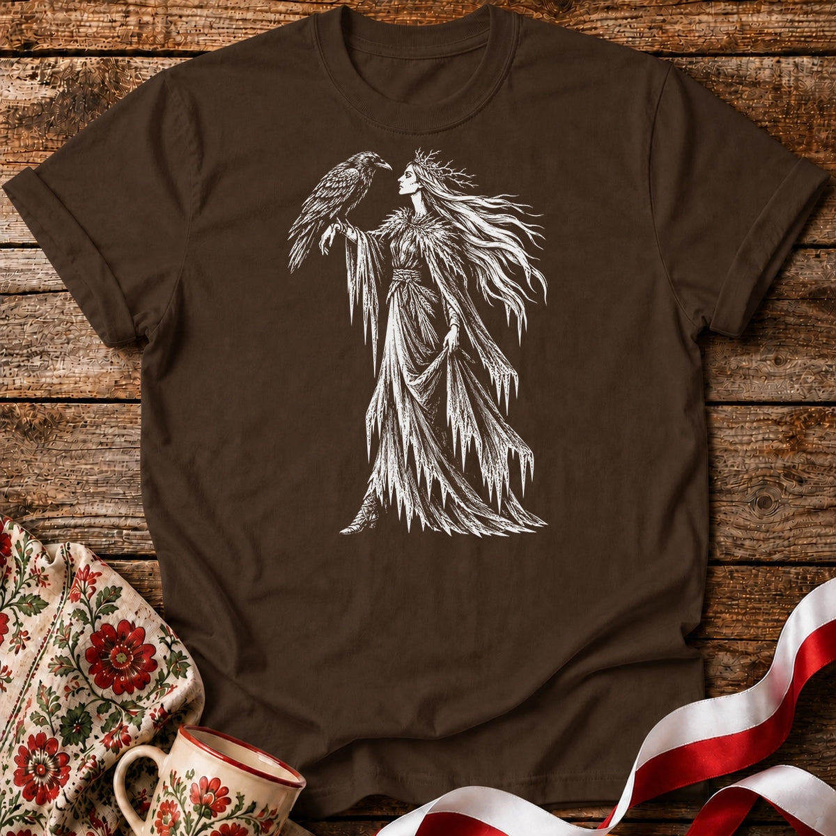 Marzanna and the Raven Unisex T-Shirt