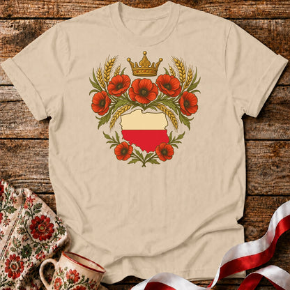 Crowned Polish Roots Unisex T-Shirt
