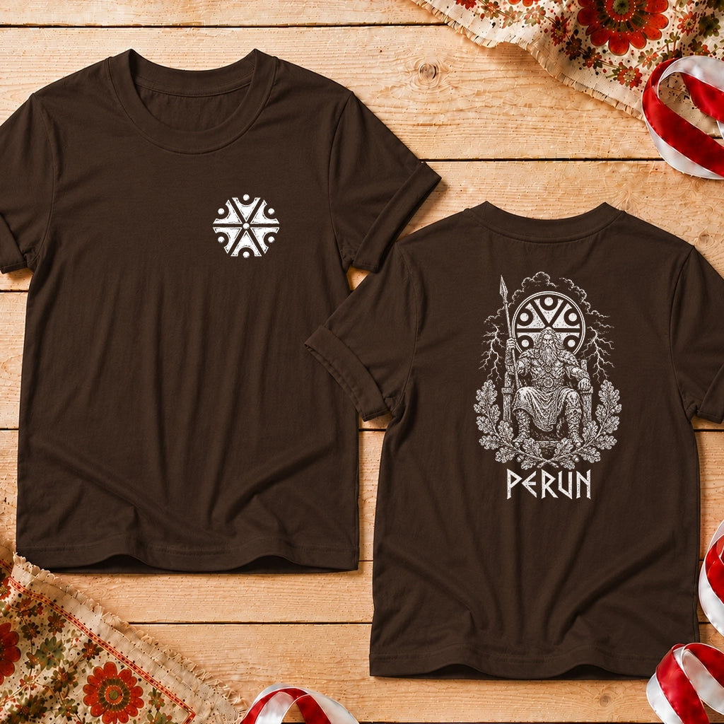 Perun Throne Front Back Unisex T-Shirt