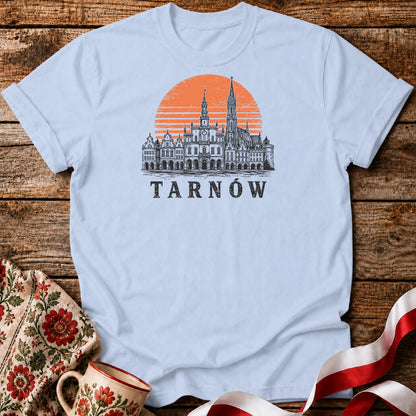 Tarnów Sunset Skyline Polish City Unisex T-Shirt