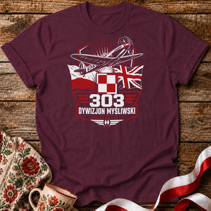 Dywizjon 303 Chwała Lotnikom Unisex T-Shirt