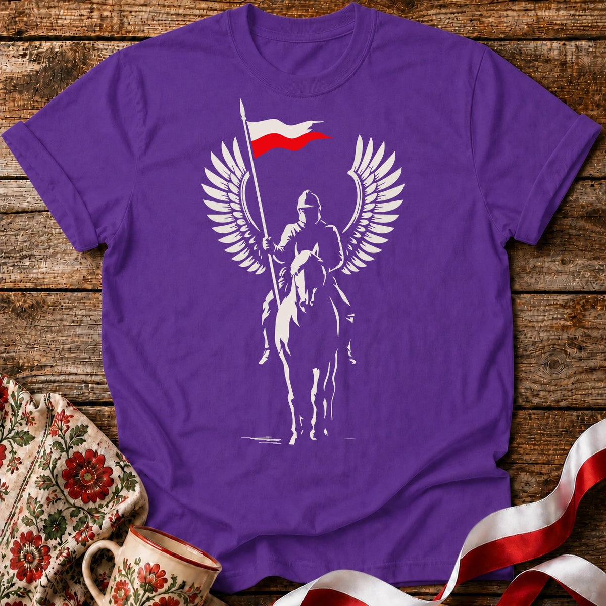 Polish Hussar Rider Unisex T-Shirt