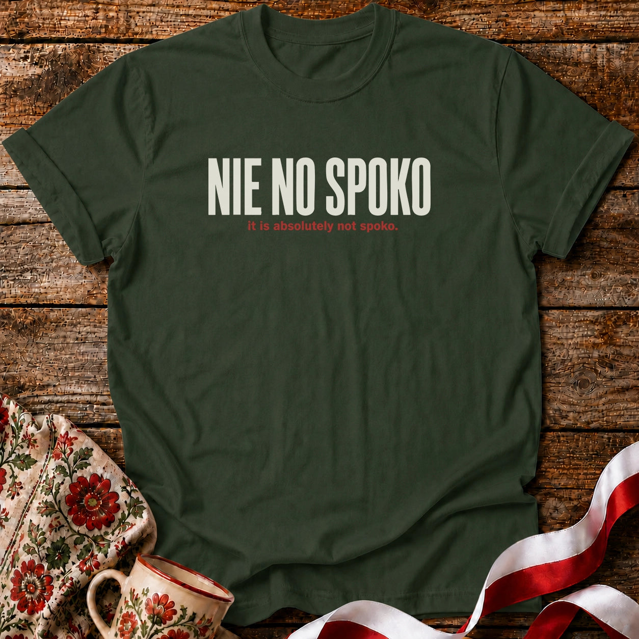 Nie No Spoko Unisex T-Shirt