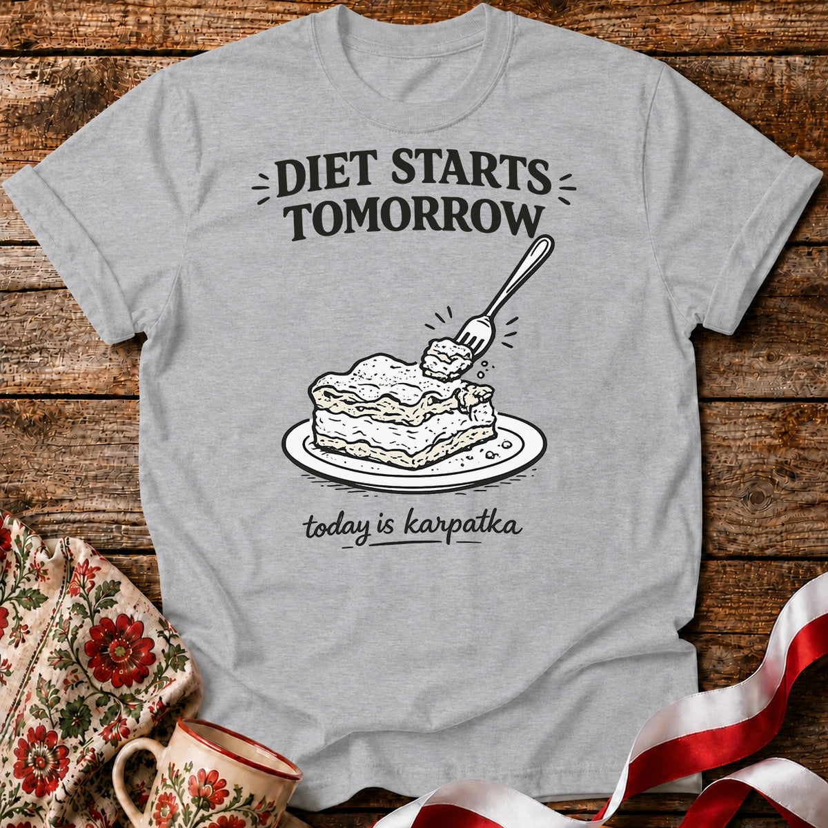 The Diet Starts Tomorrow Unisex T-Shirt