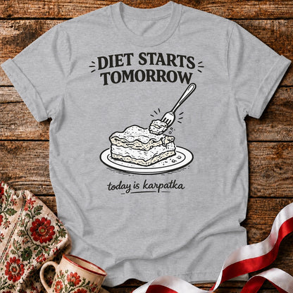 The Diet Starts Tomorrow Unisex T-Shirt