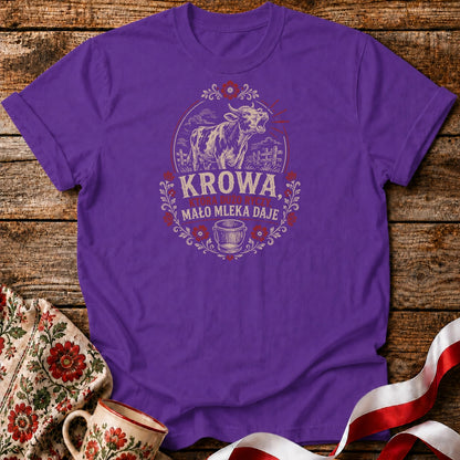 Krowa Która Dużo Ryczy Unisex T-Shirt