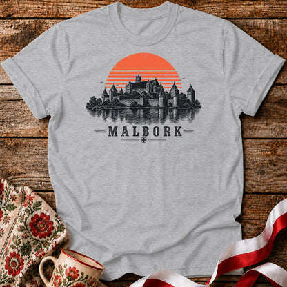 Malbork Sunset Castle Polish City Unisex T-Shirt