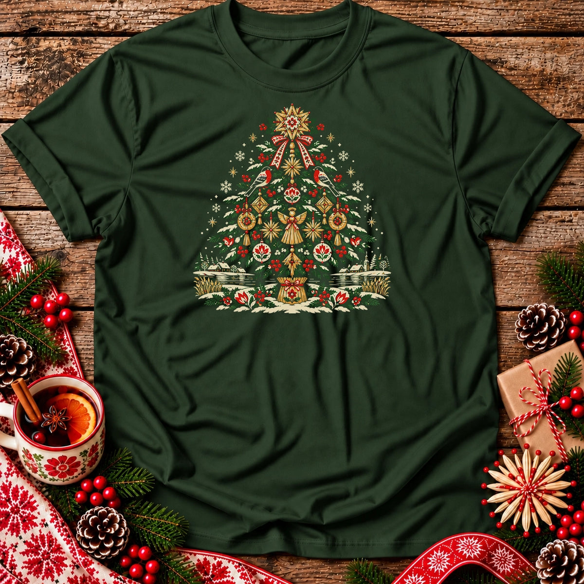 Slavic Christmas Tree Unisex T-Shirt