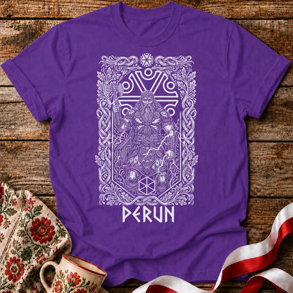 Perun Slavic God of Thunder Unisex T-shirt