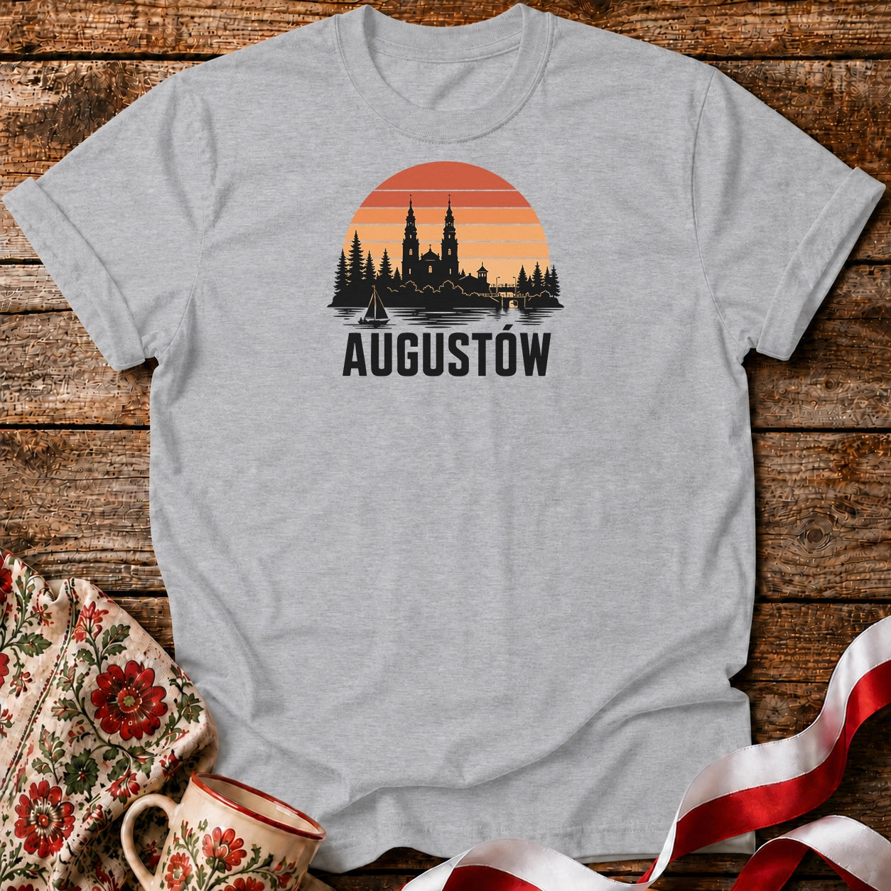 Augustów Sunset Unisex T-Shirt