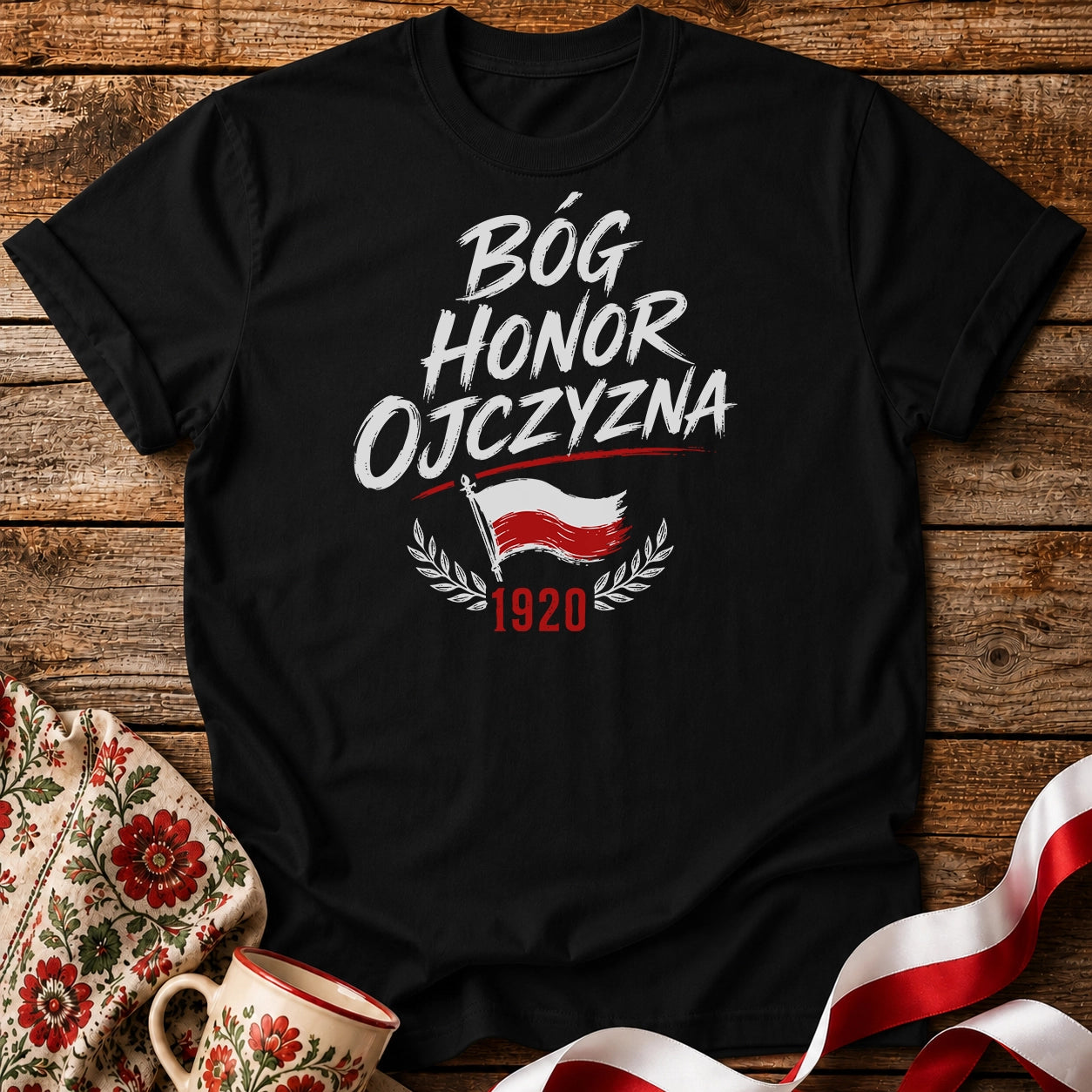 Bóg Honor Ojczyzna 1920 Unisex T-Shirt