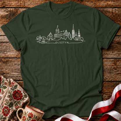 Olsztyn Castle Skyline Polish City Unisex T-Shirt