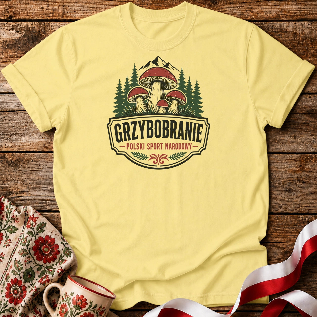 Grzybobranie Sport Narodowy Unisex T-Shirt