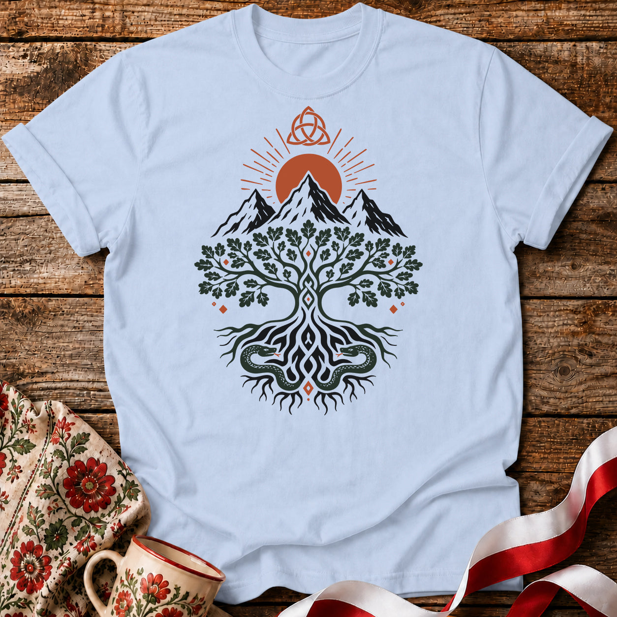 Triglav Slavic Mythology Unisex T-Shirt