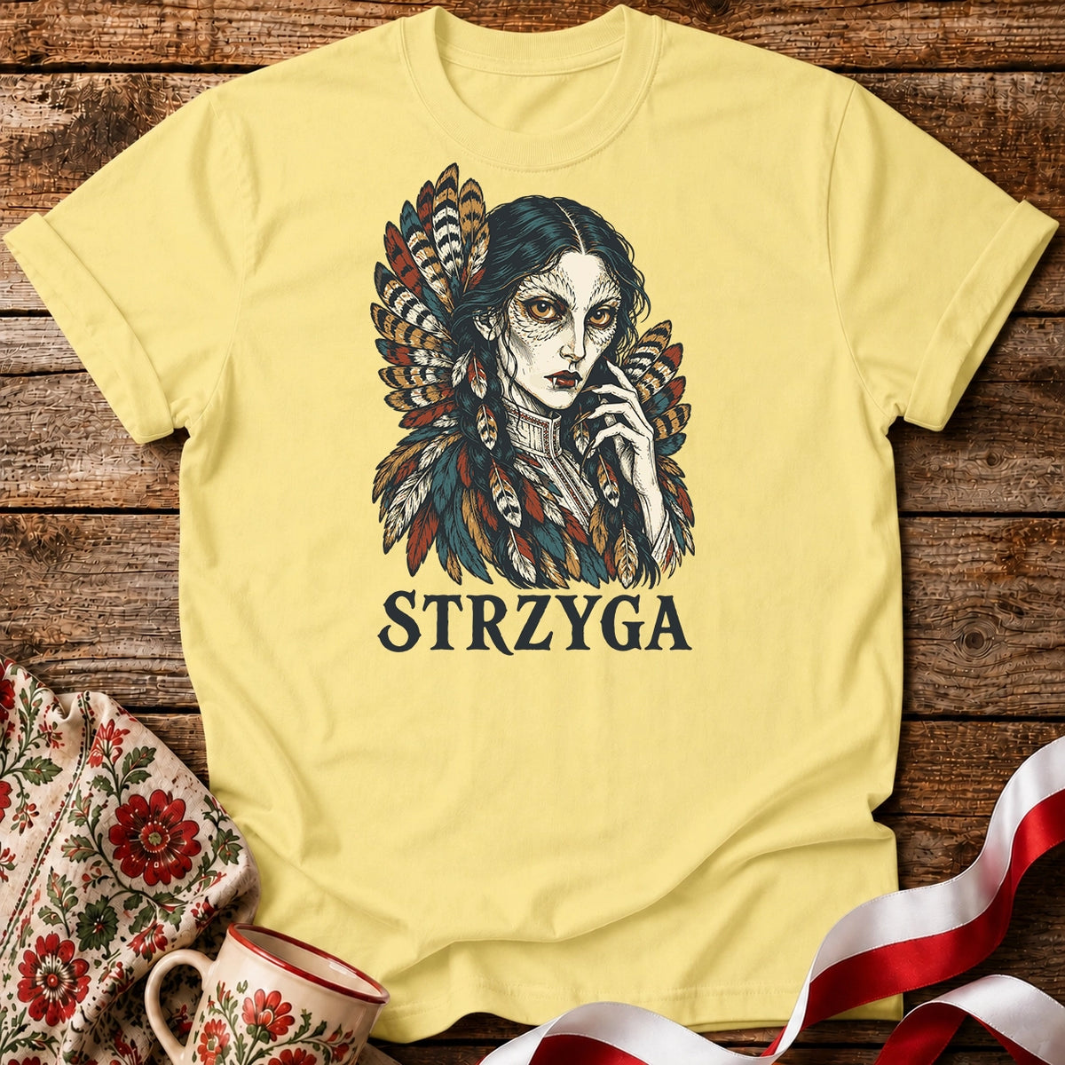 Strzyga Feather Demon Unisex T-Shirt