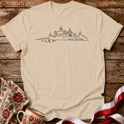Malbork Castle Skyline Polish City Unisex T-Shirt
