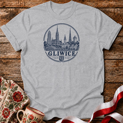 Gliwice Heritage Skyline Unisex T-Shirt