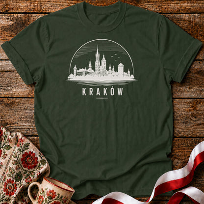Kraków Skyline Polish City Unisex T-Shirt