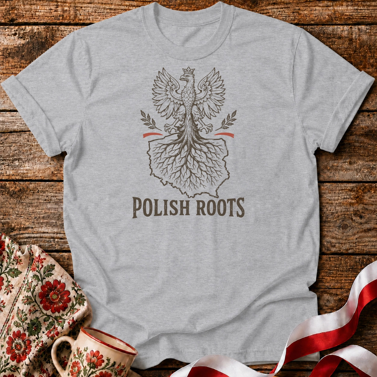 Polish Roots Eagle Unisex T-Shirt