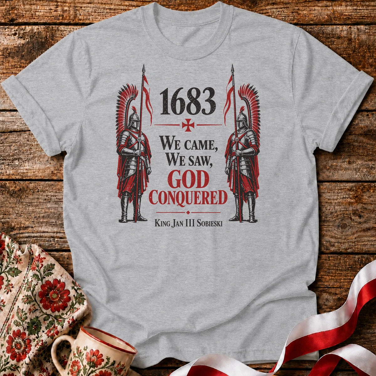 1683 God Conquered Hussars Unisex T-Shirt
