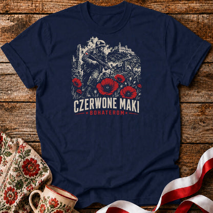 Czerwone Maki Bohaterom Unisex T-Shirt