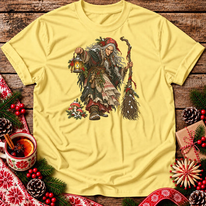 Christmas Baba Yaga with Lantern Unisex T-Shirt