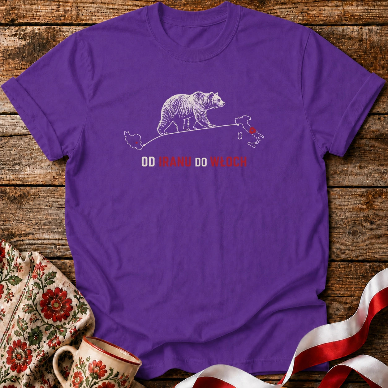 Od Iranu Do Włoch Unisex T-Shirt