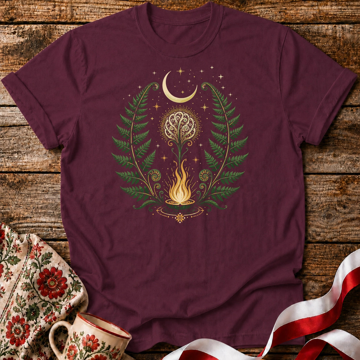 Noc Kupały Fern Unisex T-Shirt