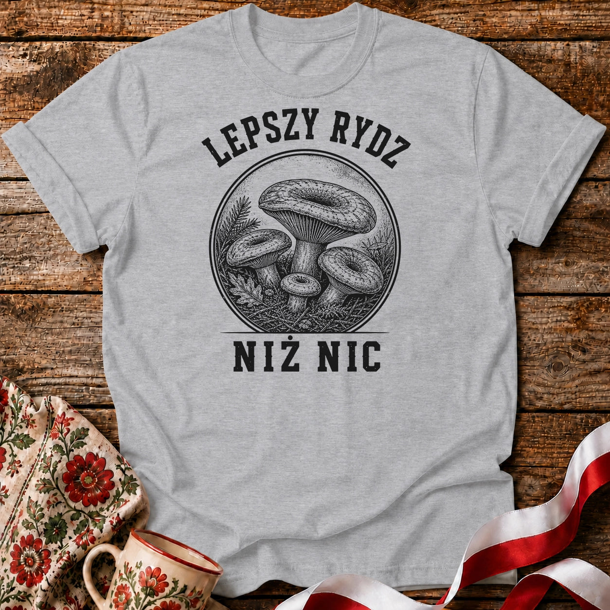 Lepszy Rydz Niż Nic Unisex T-Shirt