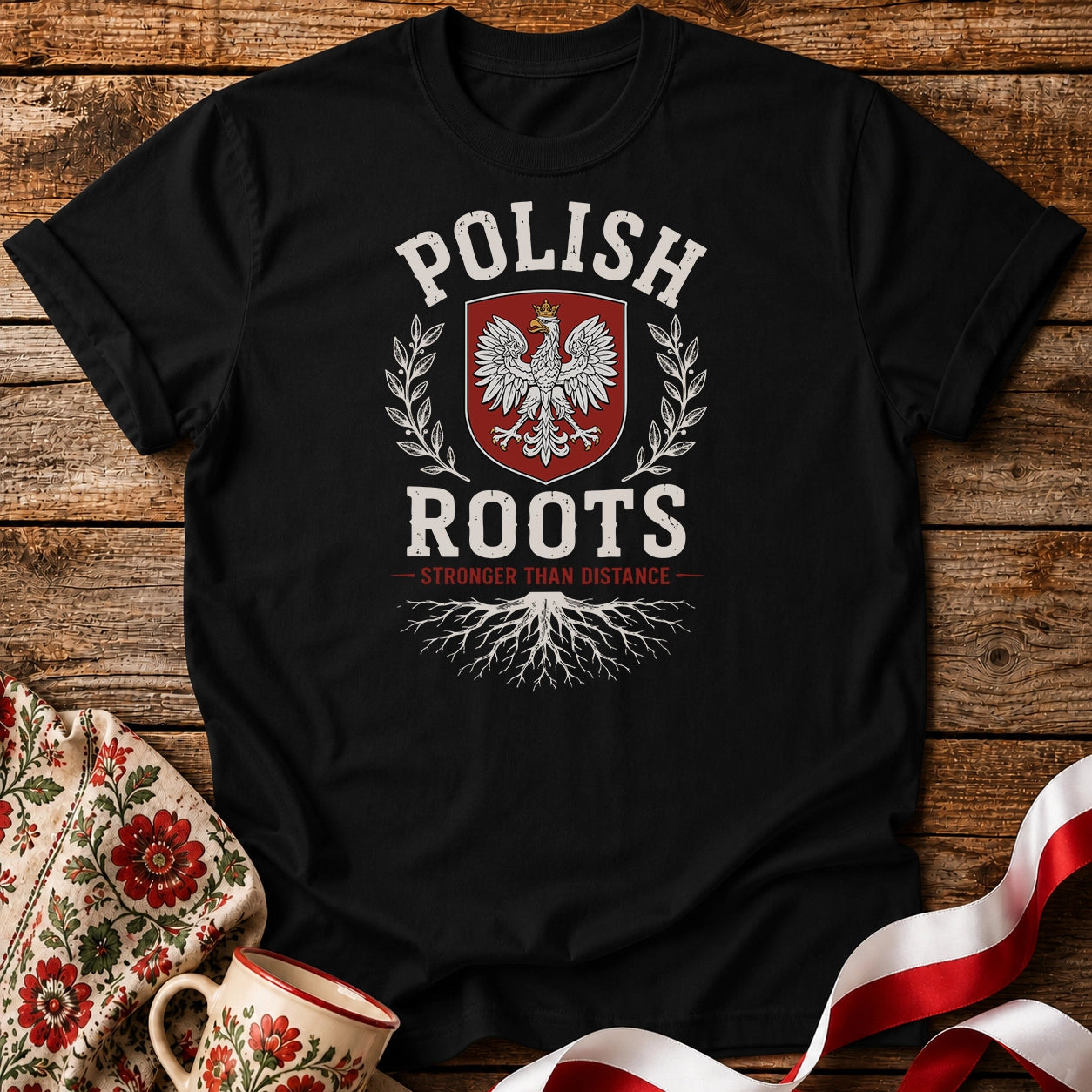 Polish Roots Stronger Unisex T-Shirt