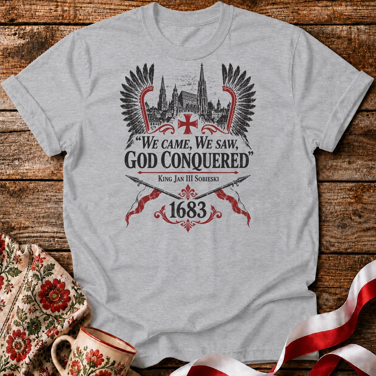 We Came We Saw God Conquered Unisex T-Shirt