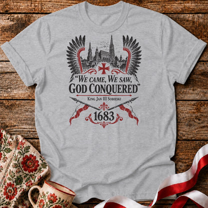 We Came We Saw God Conquered Unisex T-Shirt