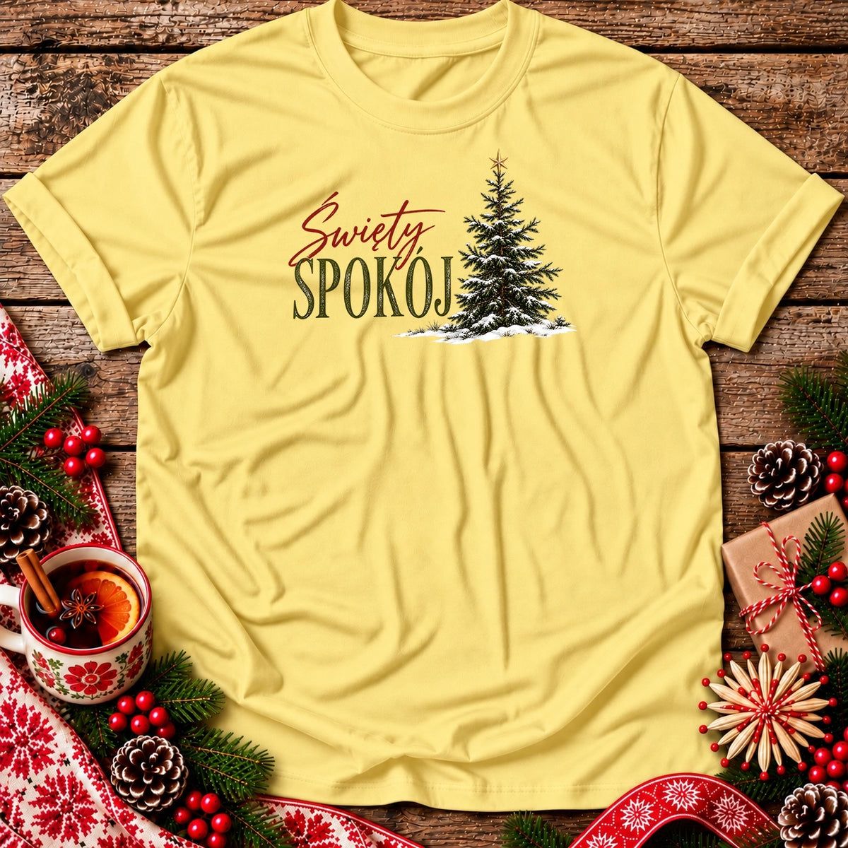Christmas Tree Święty Spokój Unisex T-Shirt
