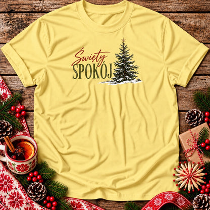 Christmas Tree Święty Spokój Unisex T-Shirt