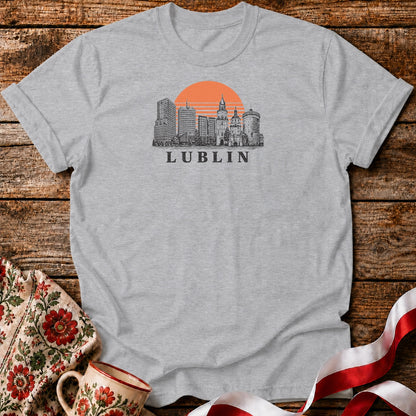 Lublin Sunset Skyline Unisex T-Shirt
