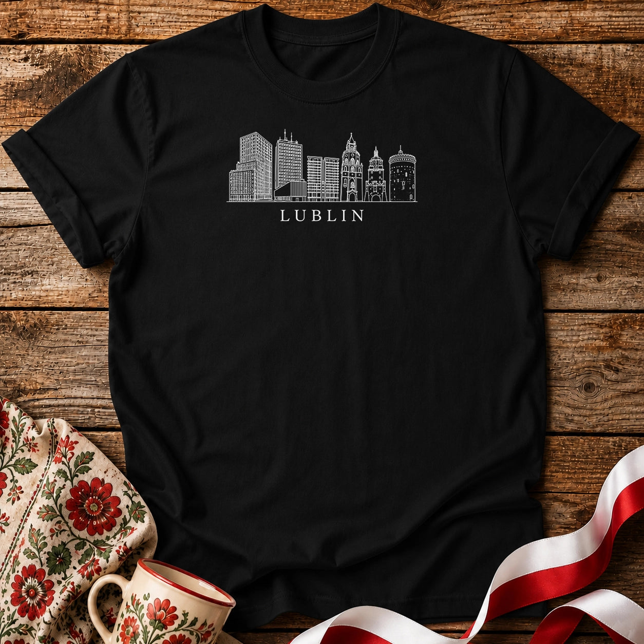 Lublin Skyline Unisex T-Shirt