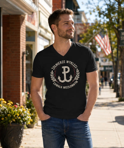 Żołnierze Wyklęci Unisex V-Neck T-Shirt