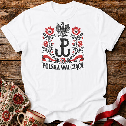 Polska Walcząca Folk Unisex T-Shirt