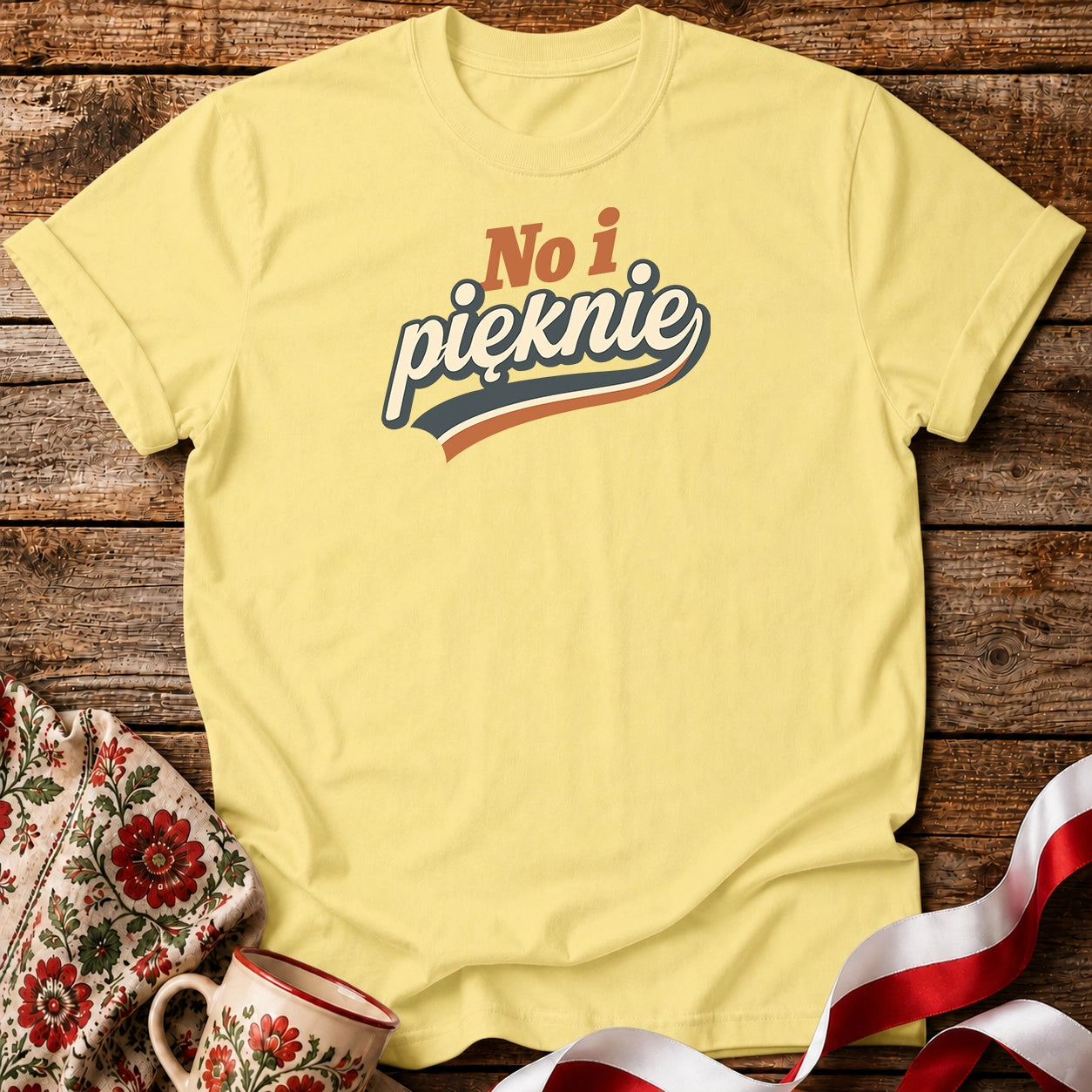 No I Pięknie Retro Unisex T-Shirt