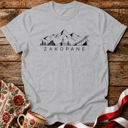 Zakopane Minimal Mountain Polish Unisex T-Shirt