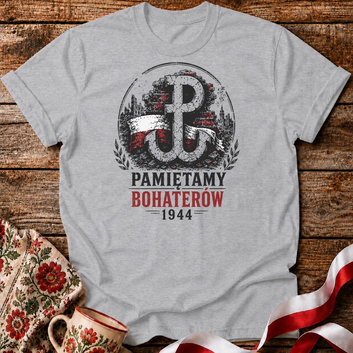 Pamiętamy Bohaterów 1944 Unisex T-Shirt