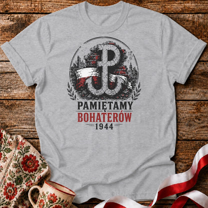 Pamiętamy Bohaterów 1944 Unisex T-Shirt