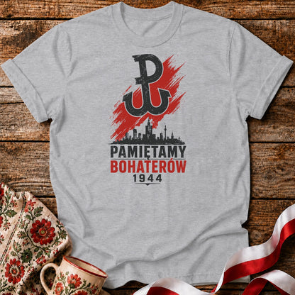 Pamiętamy Bohaterów 1944 Unisex T-Shirt