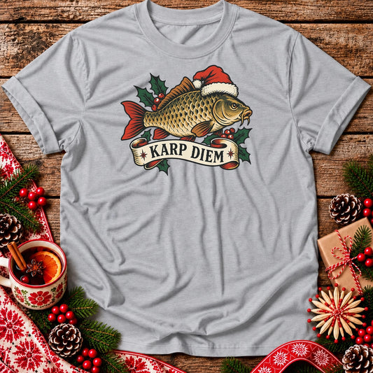 Karp Diem Christmas Carp Unisex T-Shirt