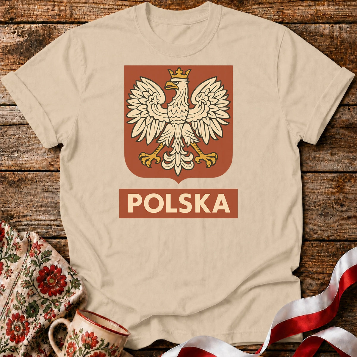 Polish Eagle Crest Unisex T-Shirt