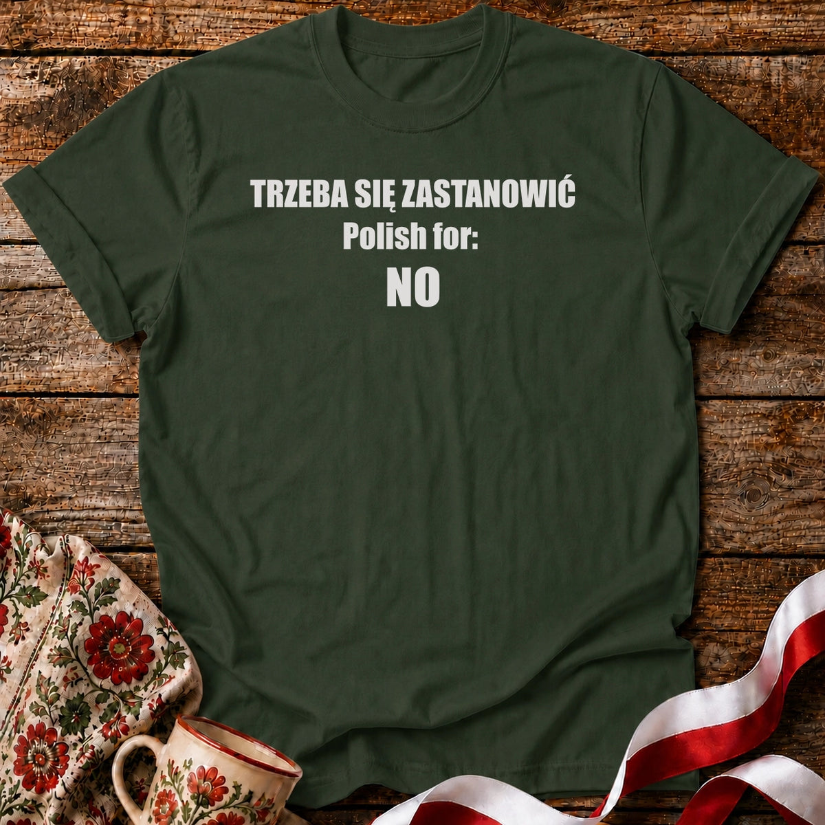 Trzeba Się Zastanowić Unisex T-Shirt