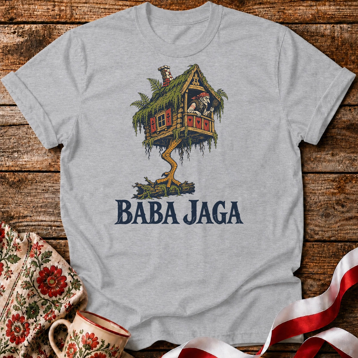 Baba Jaga Forest Hut Unisex T-Shirt