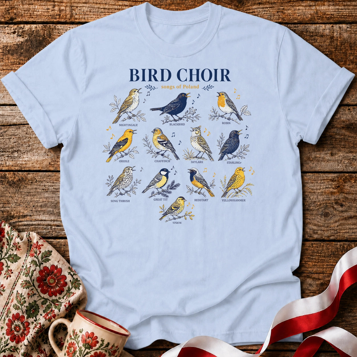 Bird Choir Songs of Poland Unisex T-Shirt